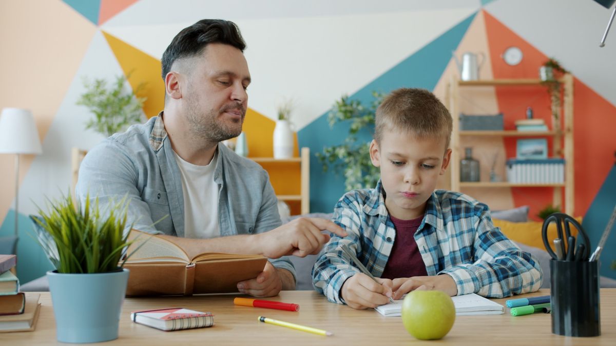 Educational psychologist working with a Parker student